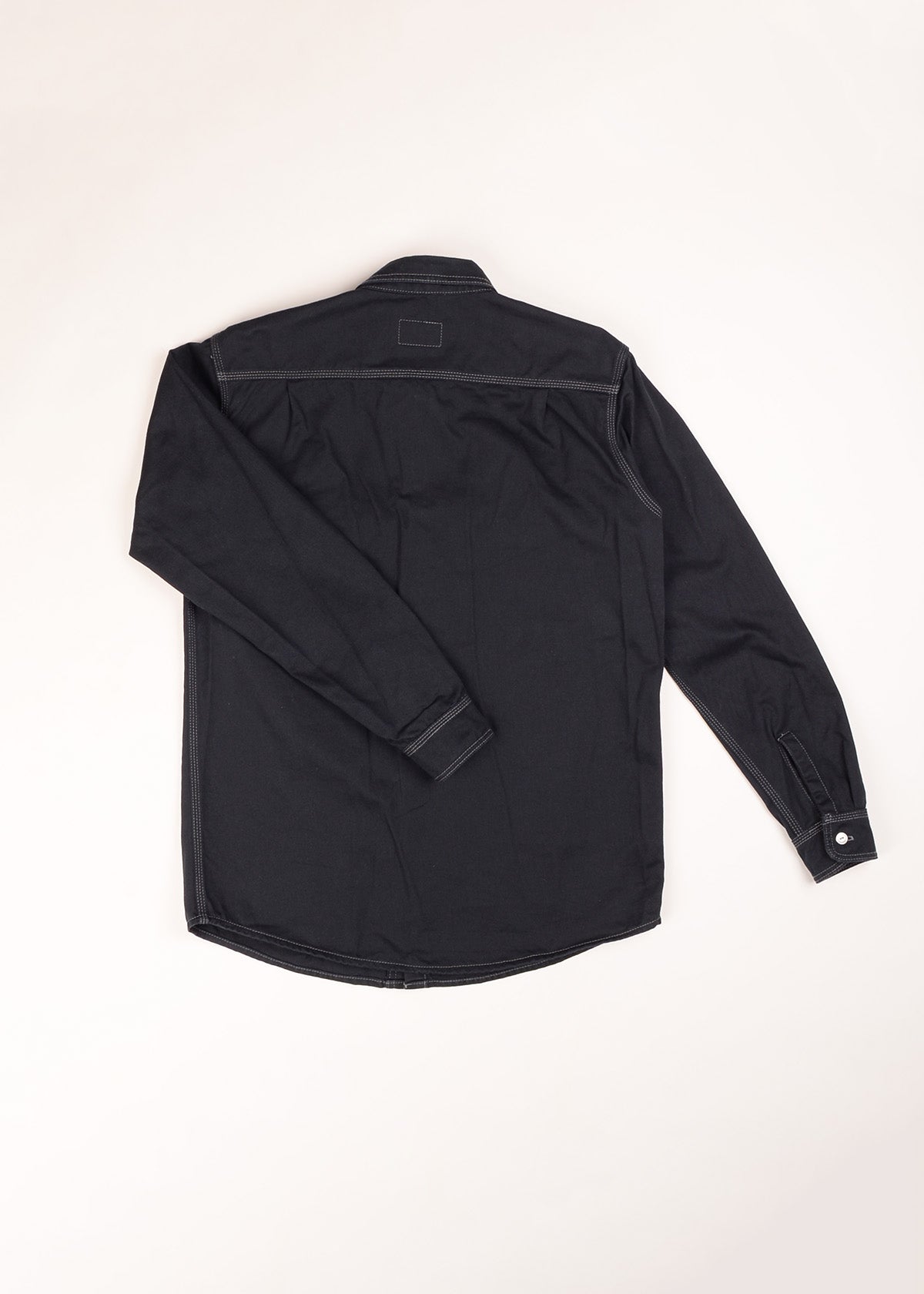 Clint Long Sleeve Shirt - Black Twill