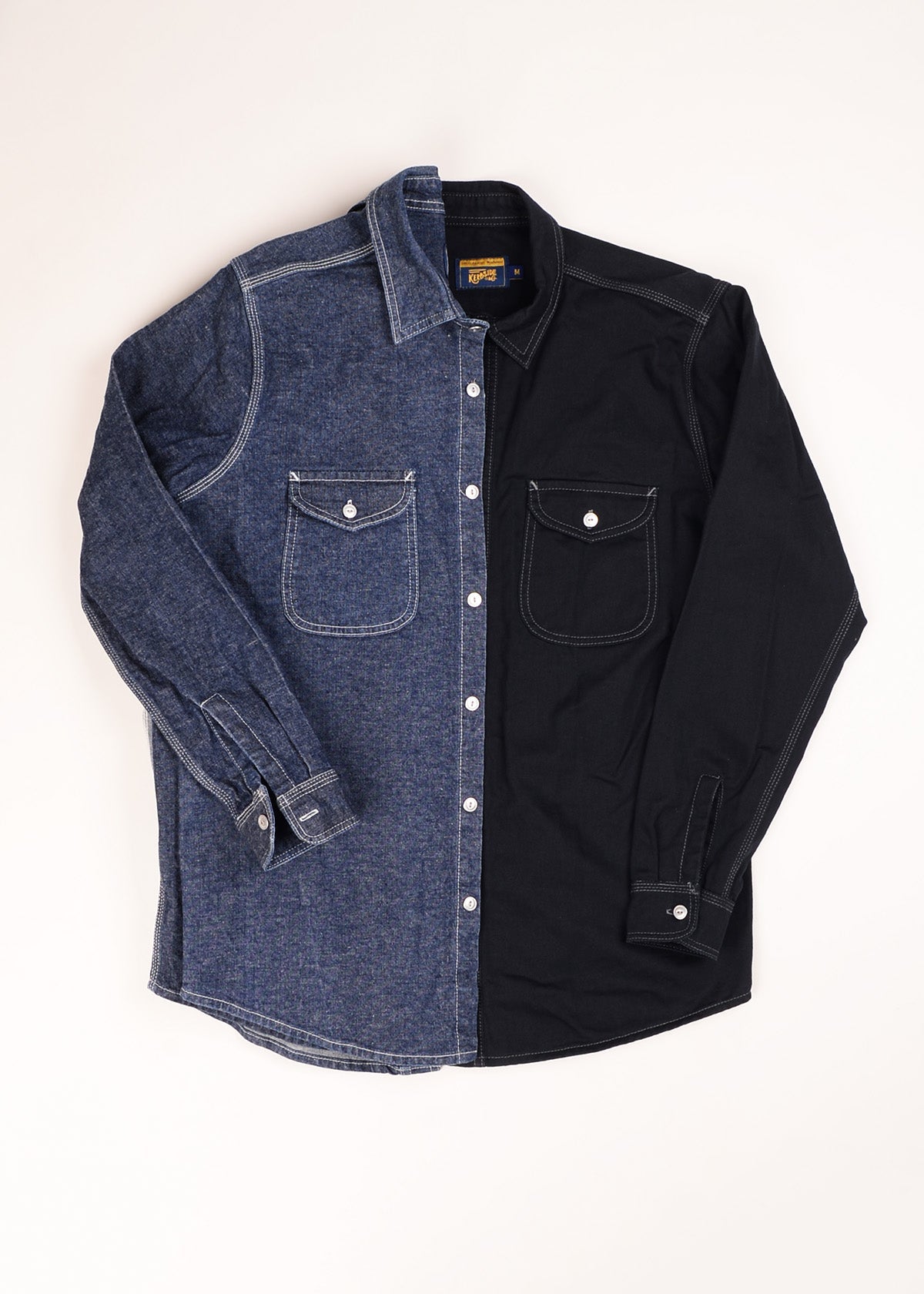 Clint Long Sleeve Shirt - Blue Denim