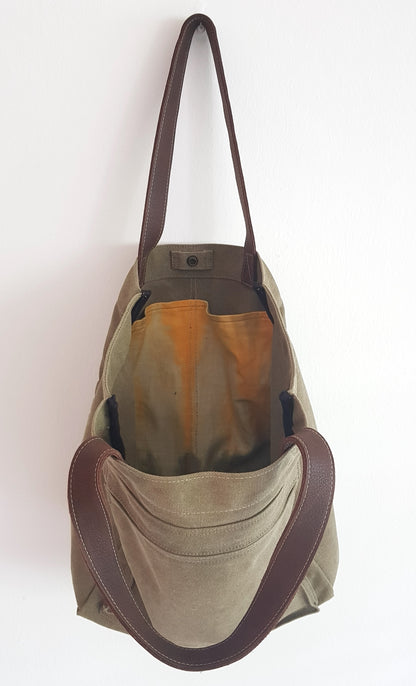 Type 1 Canvas Tote - Olive