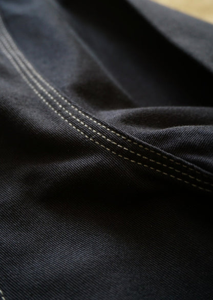 Clint Long Sleeve Shirt - Black Twill